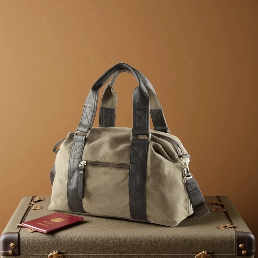 

Высококачественная парусиновая простая дорожная сумка для багажа, прочная спортивная сумка через плечо большой вместимости для мужчин и женщин, сумка для переноски выходного дня