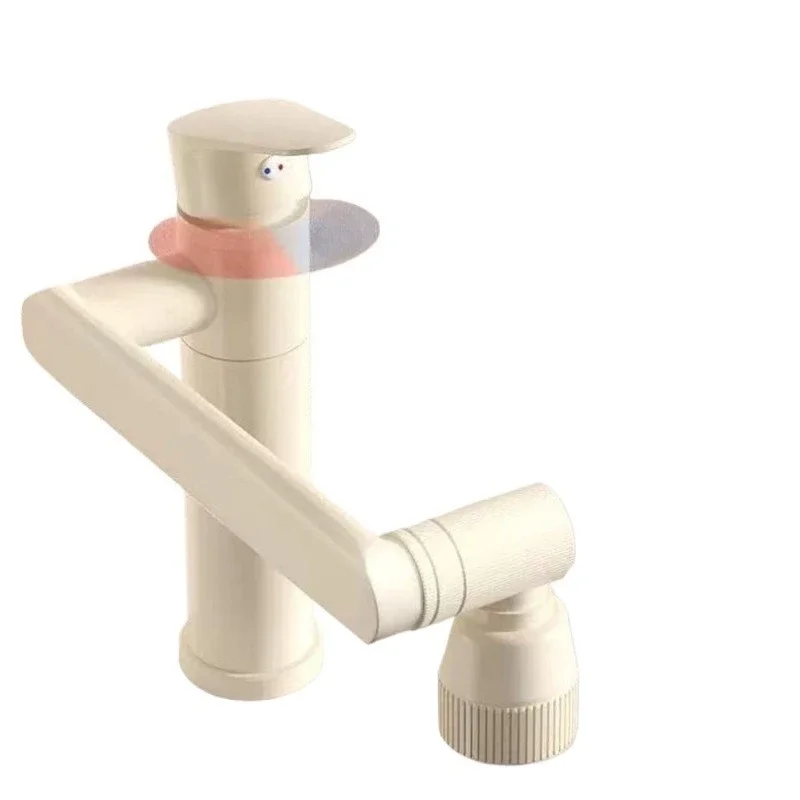 

Vientiane Lucky Cat Basin Faucet Hot and Cold Bathroom Cabinet Washbasin Full Copper Household Toilet Faucet