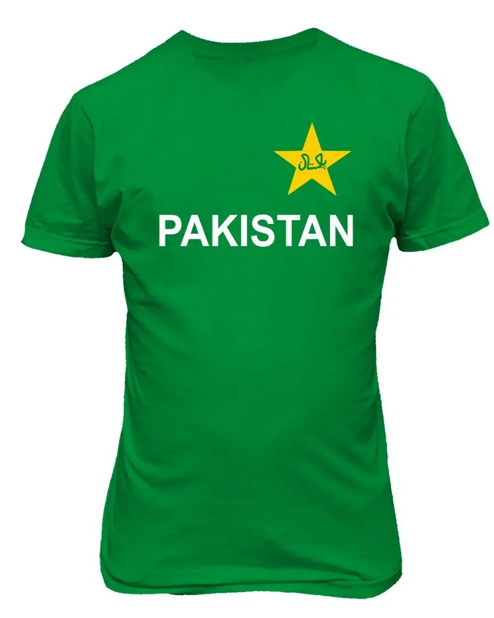 Cricket Pakistan Jersey Style Fans Supporter Mens T shirt