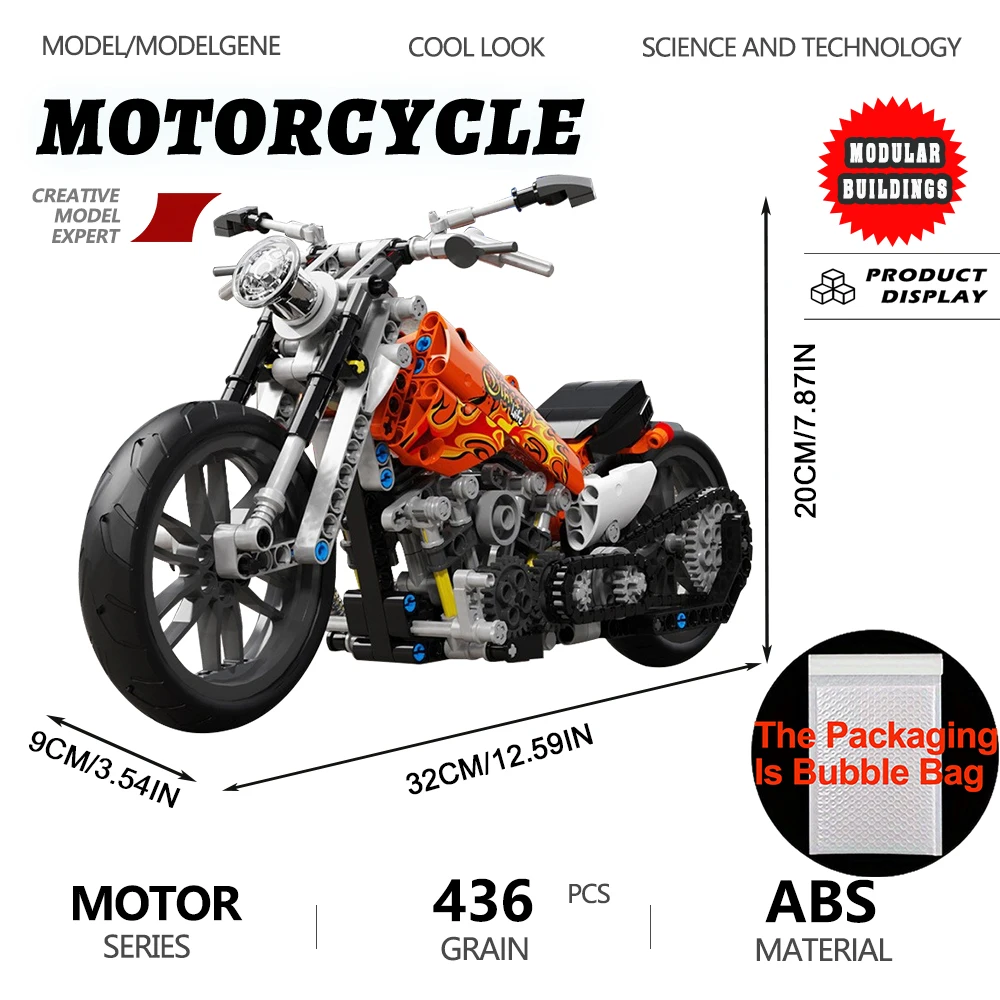 Technische Motor Racewagen Modulaire Bouwstenen Assembleren Plastic Model Motorfiets Bricks Sets Speelgoed Voor Jongens Geschenken