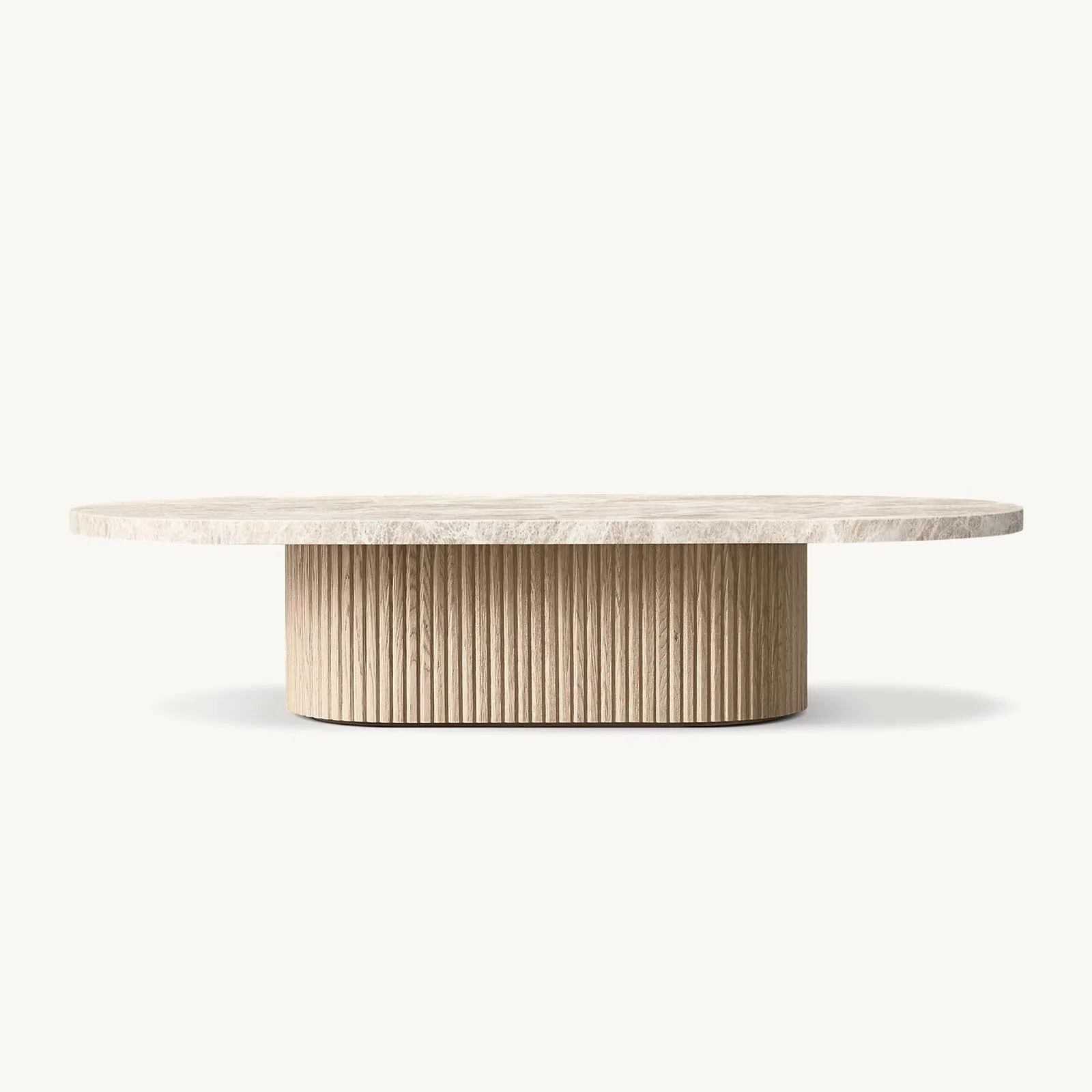 

Modern Minimalist Solid Wood and Marble Top Center Table High Quality Custom Living Room Furniture Coffee Table