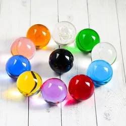 10 colori 30mm Globo Lampadario Lente Sfera di cristallo Sfera di vetro Fotografia Decorazione Ornamenti Figurina decorativa Fengshui