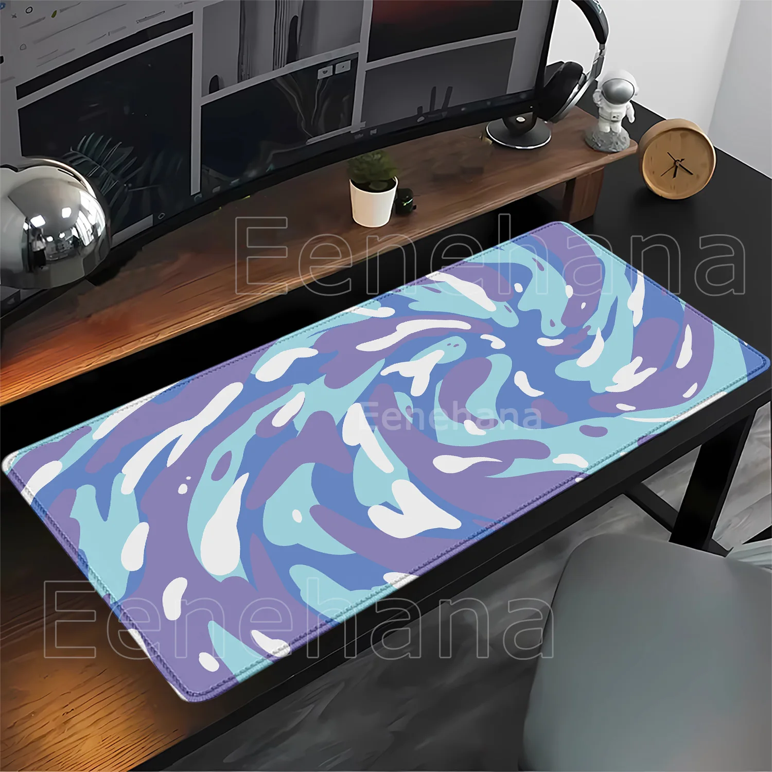 Vortex Strata Liquid Mouse Pad Anime Keyboard Mouse Mat Non-slip PC Gaming Mousepad HD Printing Office Accessories XXL Desk Mat
