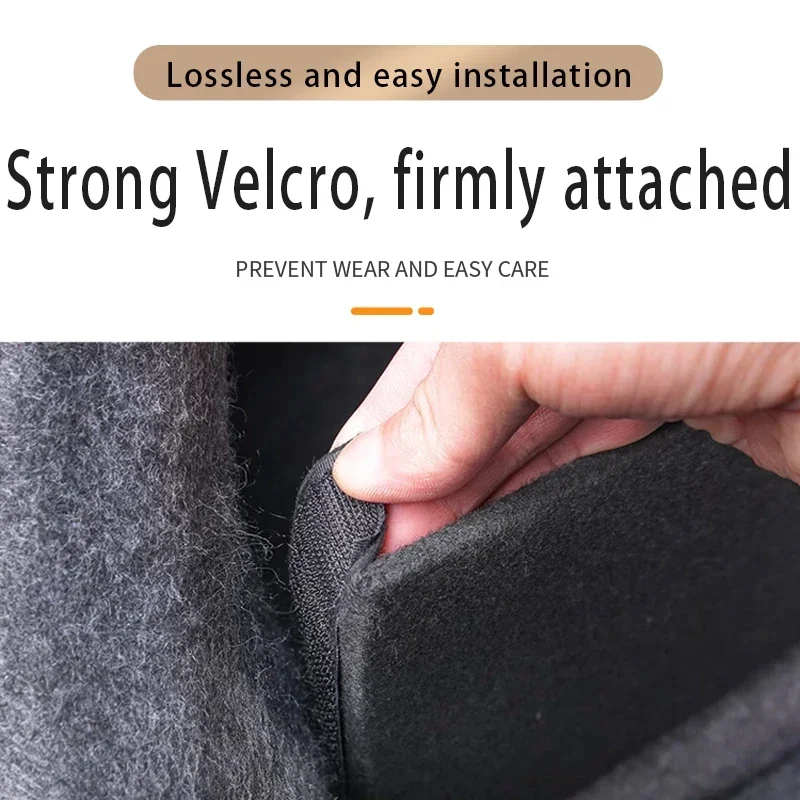 Car Trunk Storage Partition Multifunction Storage Box Auto Interior Accessories For VW Volkswagen Touareg CR 2018~2025 2019 2020