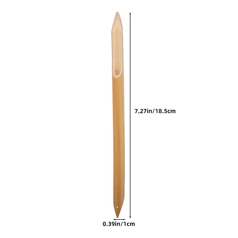 Pluma de inmersión de bambú, herramienta de escritura de caligrafía tibetana resistente a la deformación, Ideal para uso a largo plazo, 2 uds.