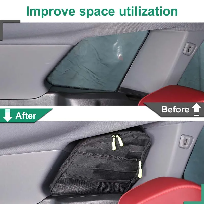 

1piece set Oxford cloth For BMW X3 G45 2025+ car rear side window bag trunk storage bag rear seat back hanging bag accessories