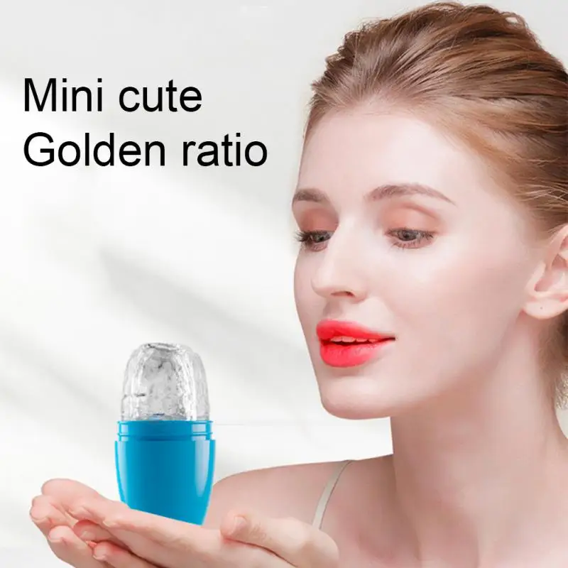 Skin Care Beauty Lifting Contouring Tool Silicone Trays Ice Globe Ice Balls Face Massager Facial Roller Reduce Acne