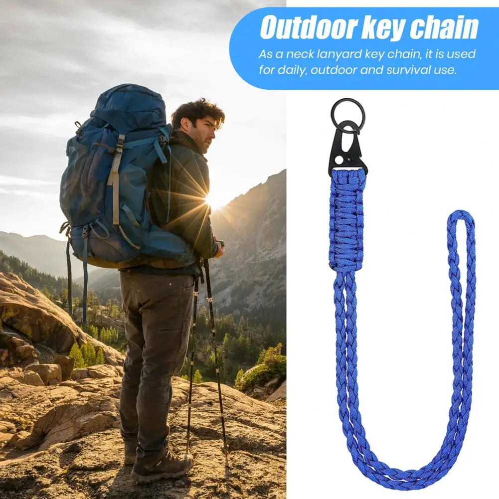 

Comfortable Neck Lanyard Durable Lanyard for Outdoor Activities Heavy Duty Hanging Rope with Buckle for Keychain Id Card