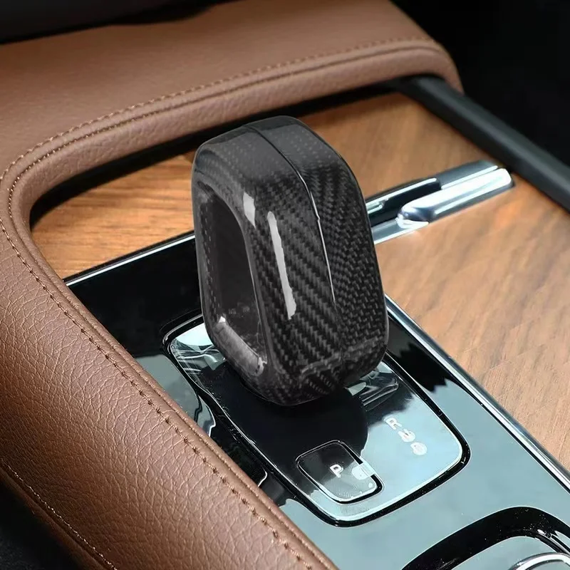 for volvo xc90 s90 v90 S60 XC60 V60 xc40 carbon fiber gear stick gear set gear handle Cover Interior Auto Accessories