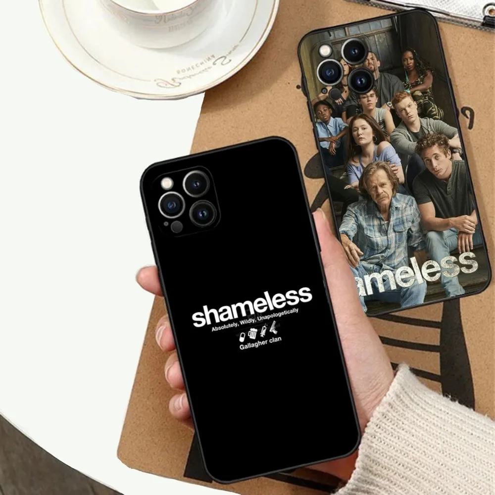 Shameless TV Series Phone Case For Apple iPhone 15,14,13,12,11,XS,XR,X,8,7,Pro,Max,Plus,mini Silicone Black Cover