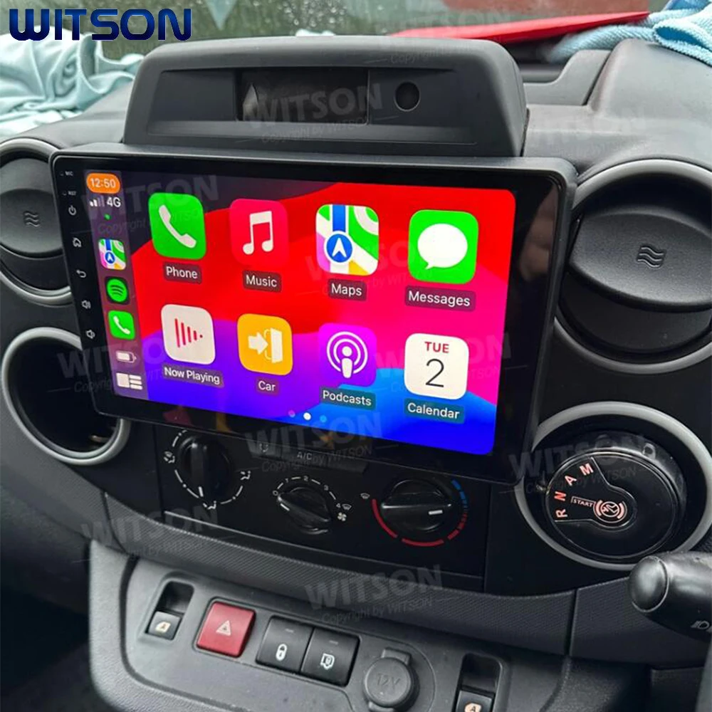 

9'' Android 14 Car Radio Multimedia For Citroen Berlingo B9 Peugeot Partner 2008-2019 GPS CarPlay Player Stereo GPS Vehicle Head