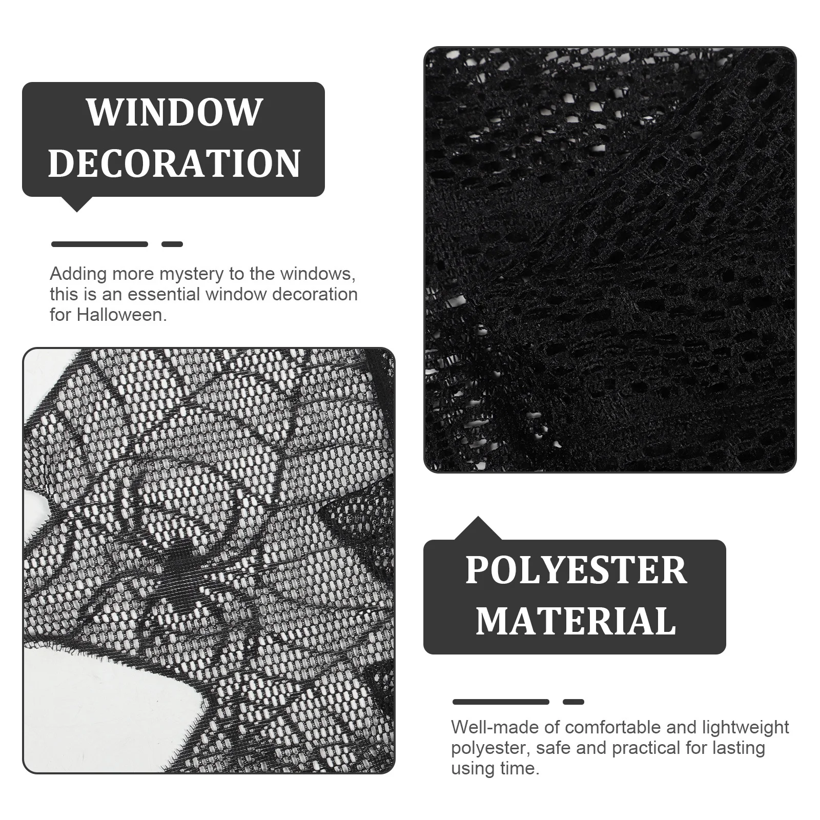 

Halloween Spider Web Curtain Horizontal Creepy Door Party Curtain Horror Photo Backdrop Decoration Photo Backdrop