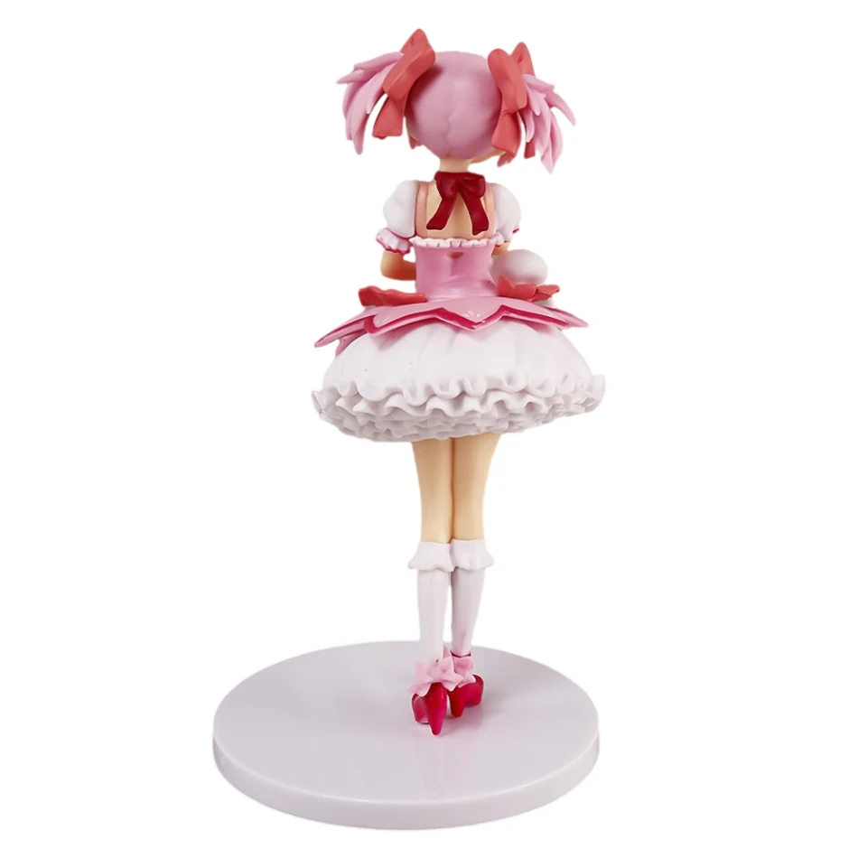 17.5cm Anime Puella Magi Madoka Magica Kaname Madoka Cartoon Figure PVC Model Desktop Ornaments Children's Toys Holiday Gifts