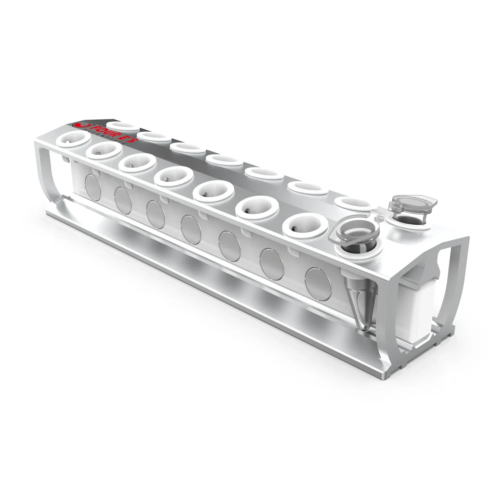 أداة علوم الحياة رف مغناطيسي 16 جيدًا لأنابيب PCR