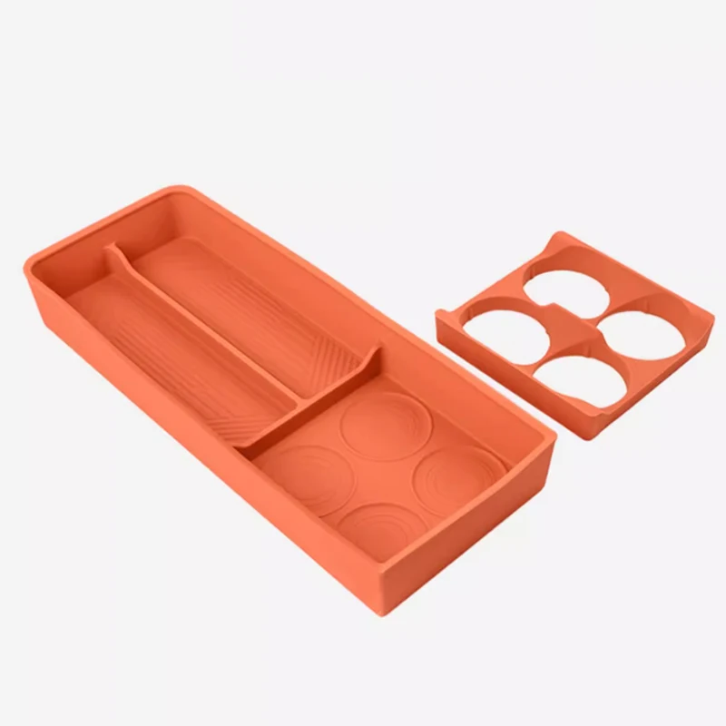 For LEADING IDEAL LiXiang L6 L7 L8 2024 Car Refrigerator Beverage Compartment Anti-slip Protection Silicone Holder Water Coaster