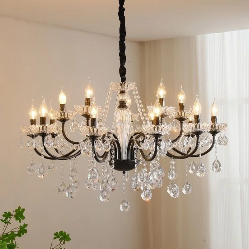 Lámparas de Araña Modernas de Lujo para Techo, Lámpara Colgante para Mesa de Comedor, Iluminación para Sala de Estar, Arañas de Cristal
