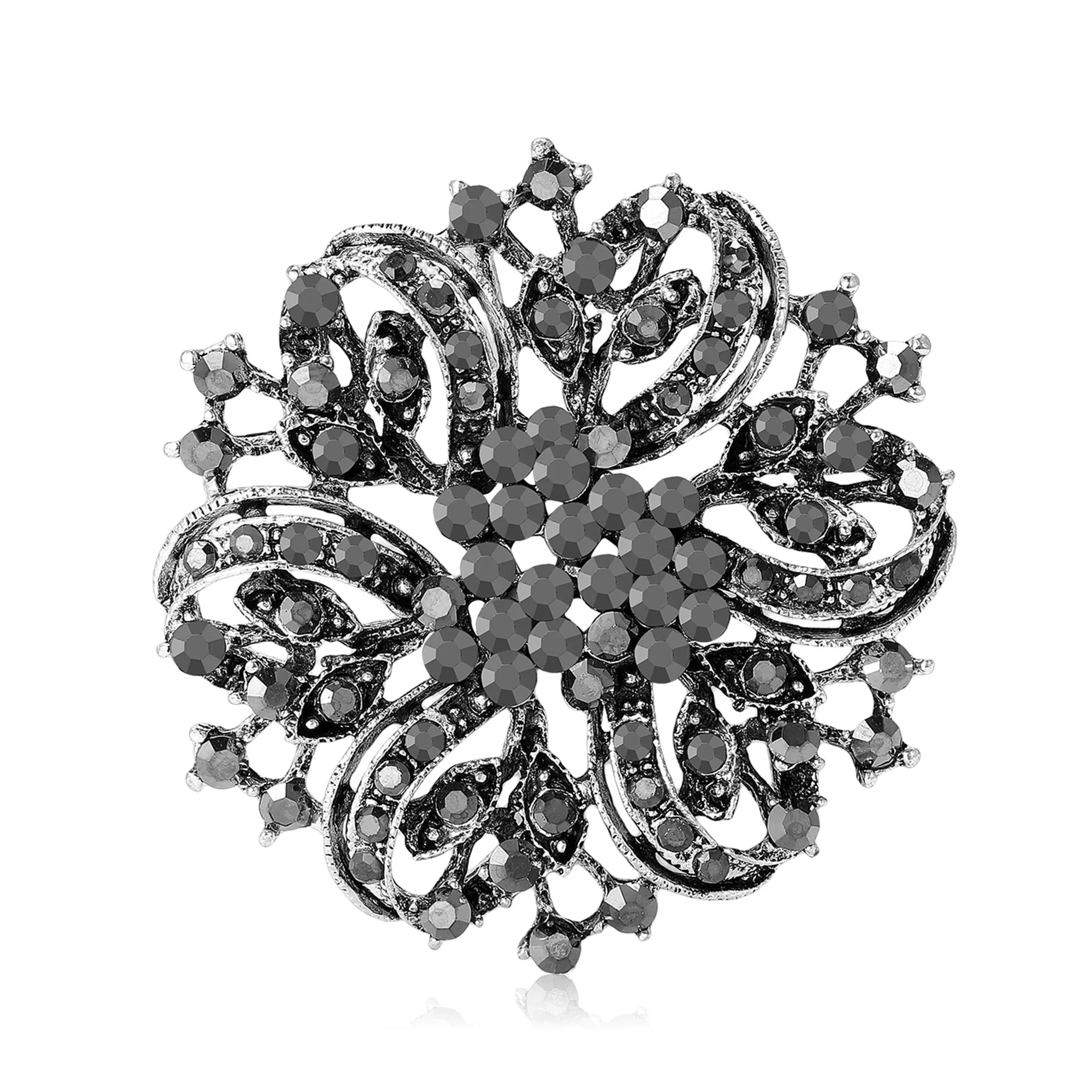 

Flower Rhinestone Brooch, Water Ladies And Girls Flower Collar Pin, Office Party, Friend Gift, Jewelry Accessory