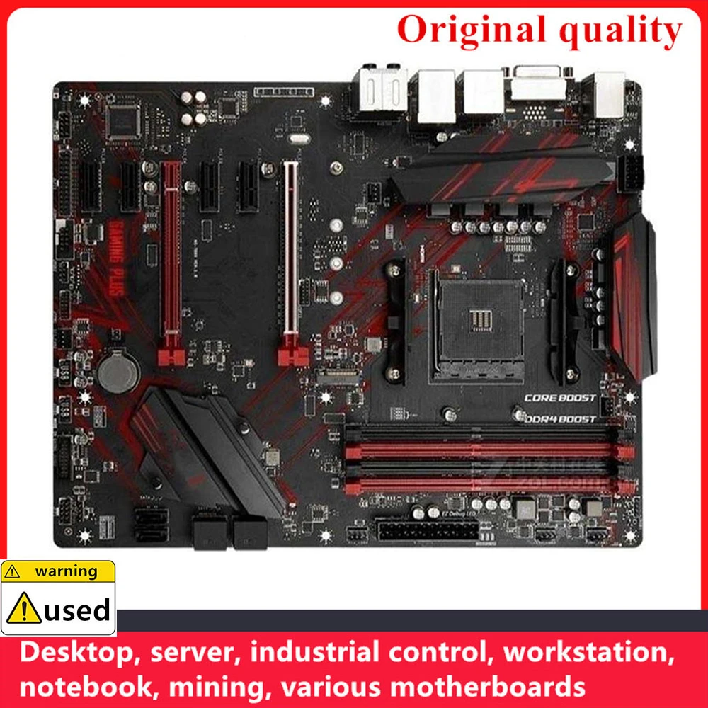 For B450 GAMING PLUS Motherboards Socket AM4 DDR4 128GB For AMD B450 Desktop Mainboard M,2 NVME USB3.0