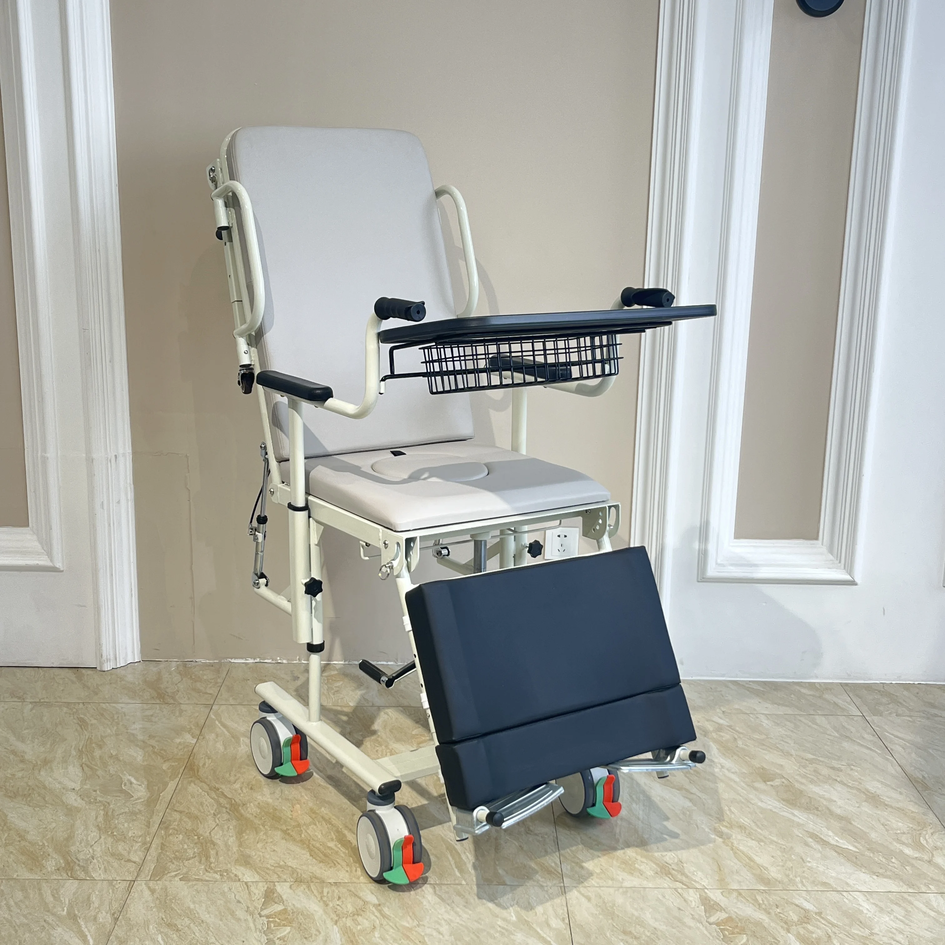 Intelligent Patient Transfer Vehicle for Paralyzed Bathroom Safety Adjustable Lifting Rehabilitation Therapy Supplies