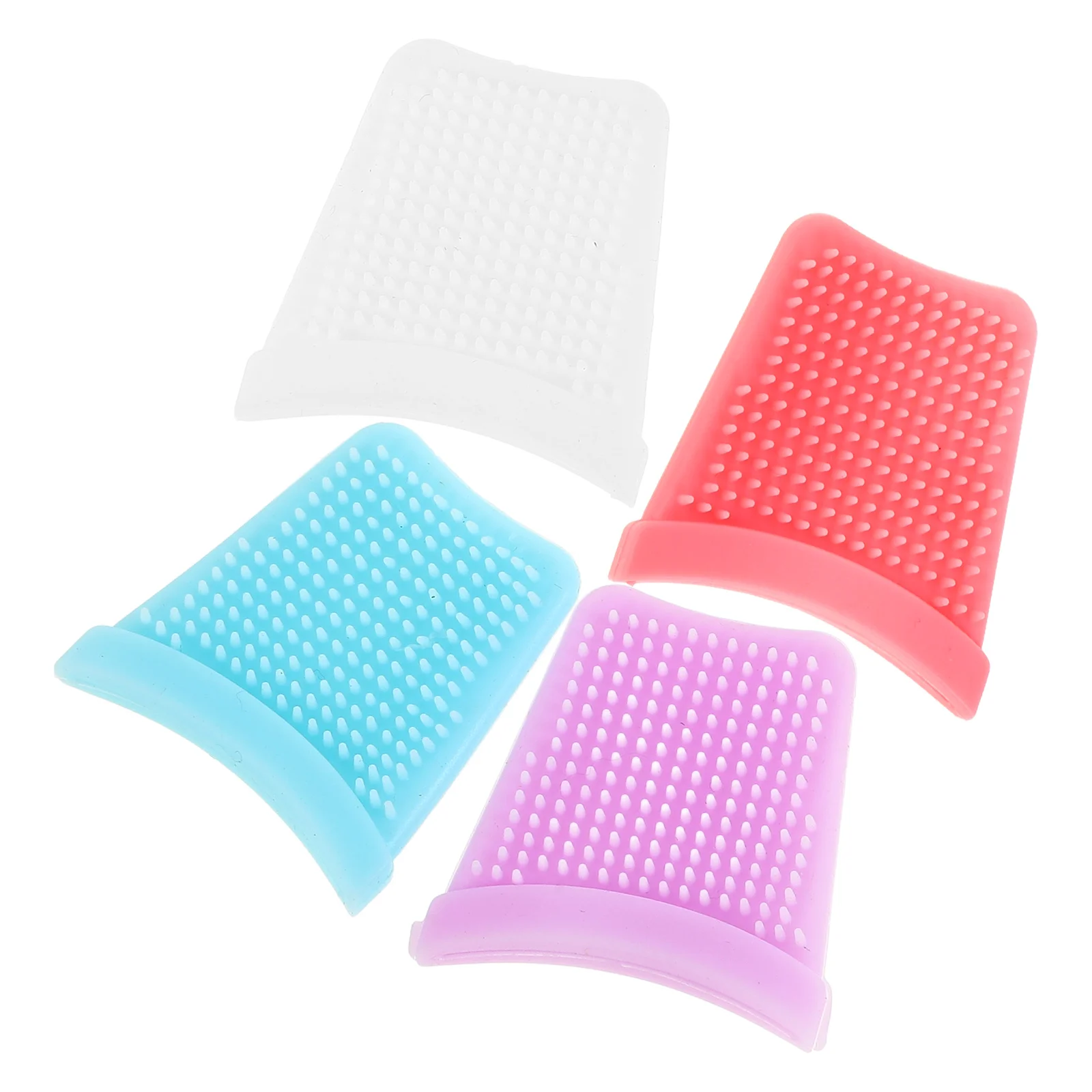 4 stuks gezichtsreinigingsspatel siliconen hoes dode huid verwijderen draagbaar ontwerp voor alle huidtypes scrubber spatel voor huidverzorging