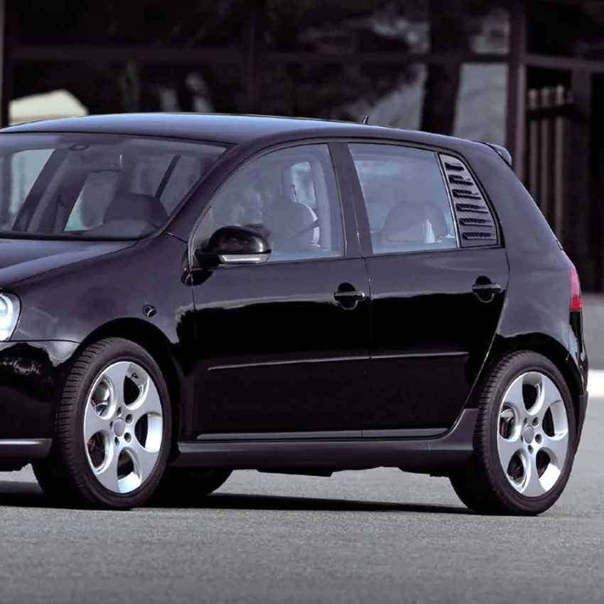 

Для VW Golf 5 MK5 2003-2010 автомобильные задние треугольные жалюзи, защитная крышка, наклейки из АБС-пластика, заднее стекло, жалюзи