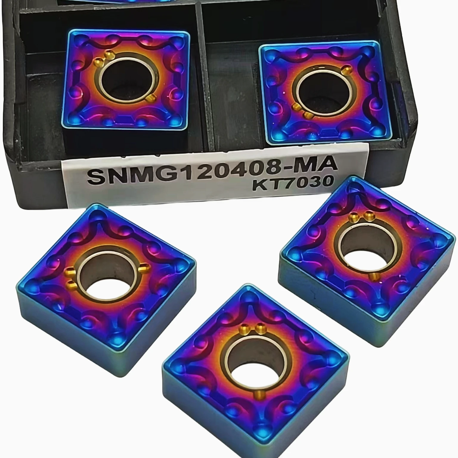 10PCS SNMG120408-MA SNMG120412-MA CNMG120404-MA  Turning Tools CNC Lathe Hardened Steel Inserts External Tool Parts ﻿