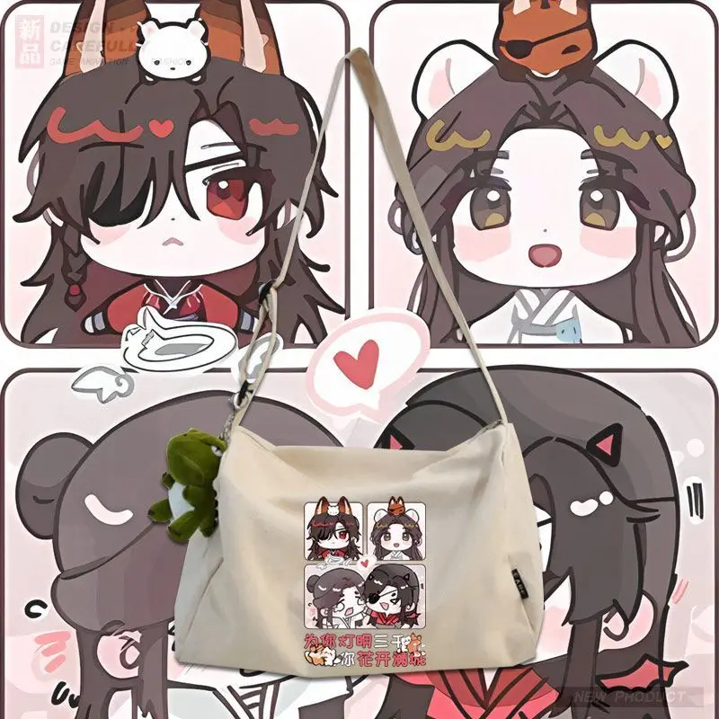 Tian Guan Ci Fu Huacheng Xie Lian Fan Merchandise Student Trendy Crossbody Canvas Unisex Shoulder Bag TT Ani