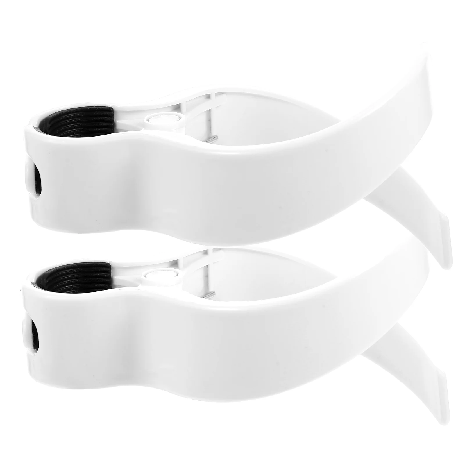 

Cup Holder Rack 2 Pcs White Steel Clamp Portable for Travel Mug Bottle Sturdy Beverage Coffee Tumbler Water Sizes clamp