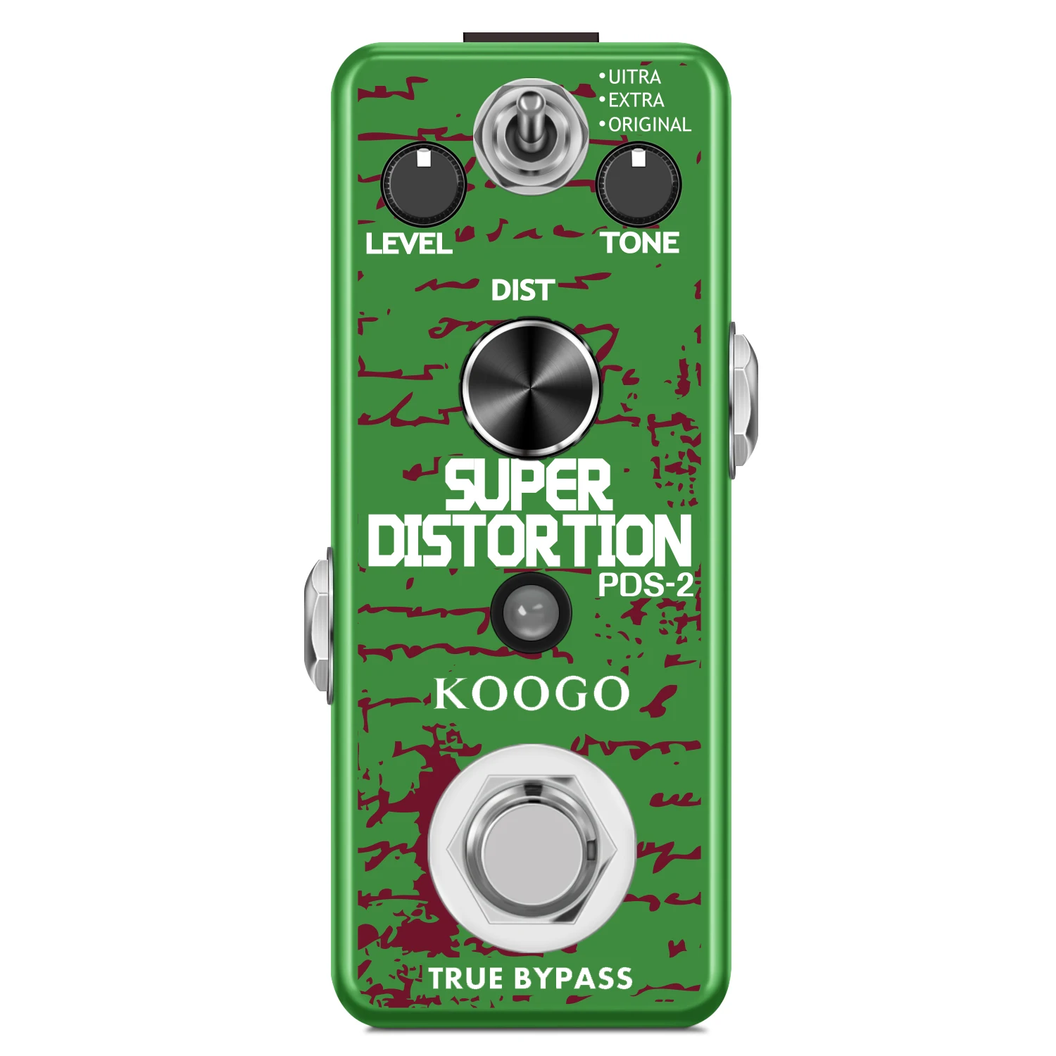 

Koogo LEF-301D Distortion IV Guitar Effect Pedal With Killer Super Dist Tone True Bypass Rowin LEF-301D Distortion IV Gu