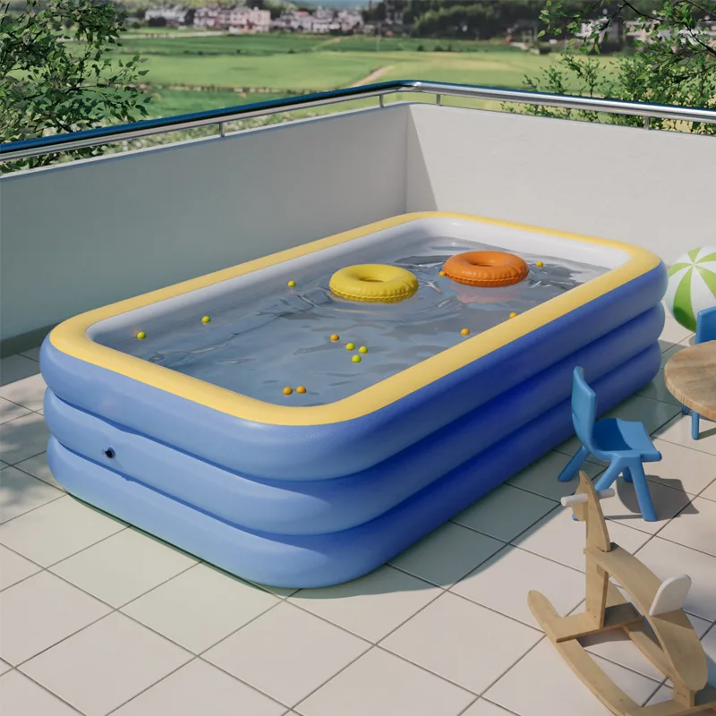

Inflatable swimming pool Children Baby Ocean ball pool Children Adult Family large outdoor pool