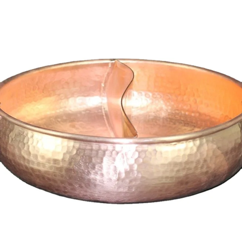 

Pure red copper thickened hammer point copper hot pot induction cooker hanging ring manual