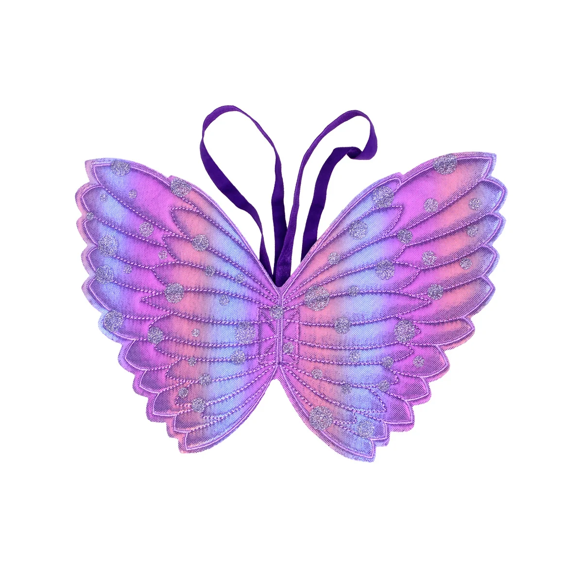 Disfraz de hada y púrpura para niños, disfraz de Cosplay para fiesta en escenario, varitas de alas, conjuntos de disfraz de hada, 2 uds.