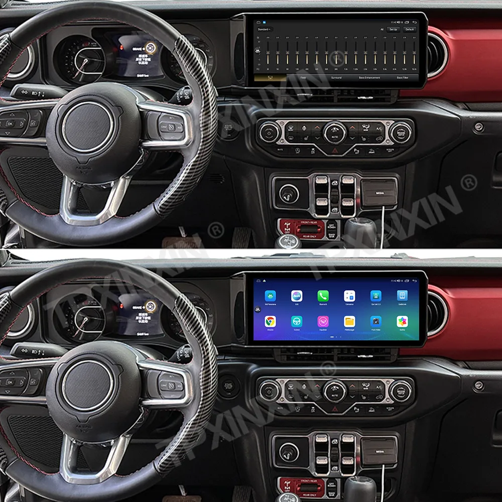 For Jeep wrangler JL 2018 2019 2020 2021 Android Auto Car Radio Automotive Multimedia Stereo Player GPS Navigation Head Unit image 4