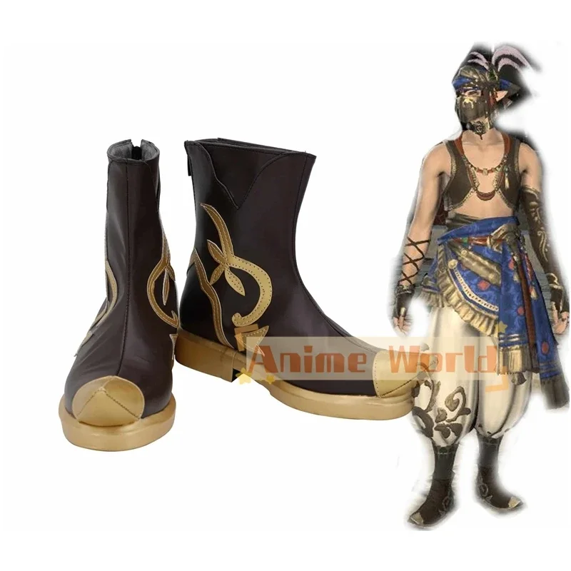 

Final Fantasy FF14 Ver.B Cosplay Shoes Custom Made Halloween Carnival Party Props