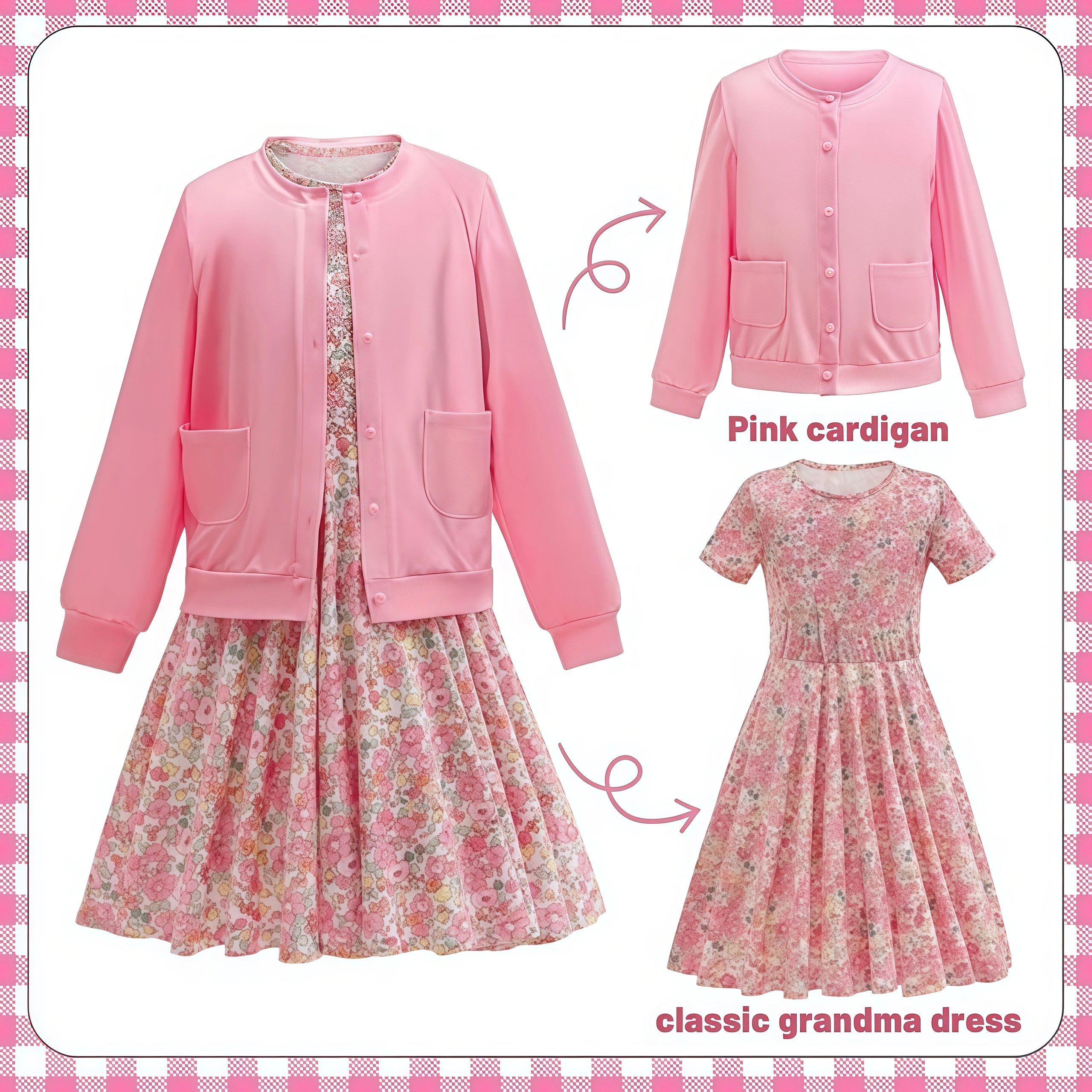 Kids Girl Long Sleeve Floral Dress and Coat Spring Autumn Daily Wear Teenage Children's Princess Dresses for 3 4 5 6 7 10 Years