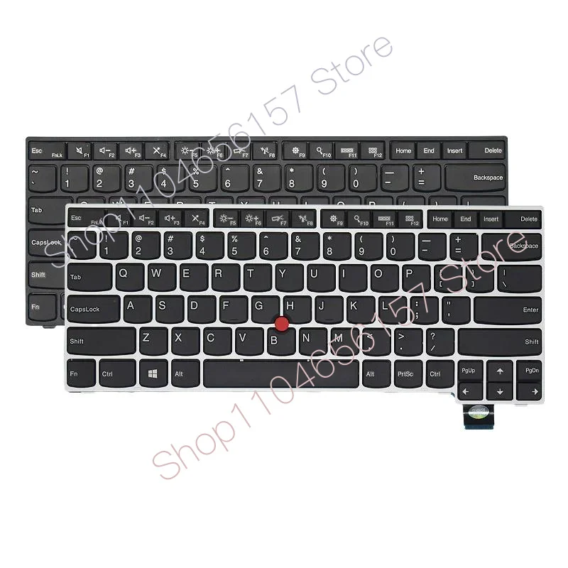 J nuevo teclado estadounidense para Lenovo ThinkPad T460S T470S S2 2ND GEN 13 teclado US ruso diseño de teclado para ordenador portátil 00UR367 01ER881
