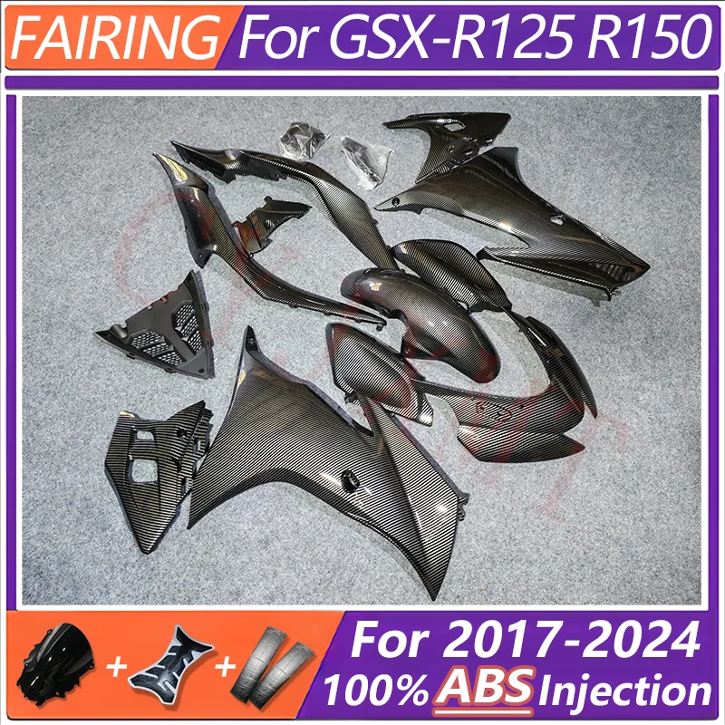 Motorcycle Fairing Parts for Suzuki GSXR125 GSXR150 2017-2023 2024 Carbon Fibre Fairings Kit GSX-R125 R150 17-24 Bodyframe Cover