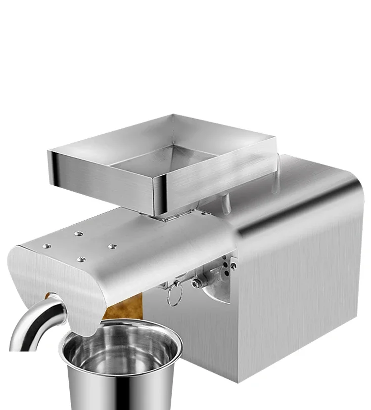 Мини-пресс для масла 4-6 кг/ч, машина для холодного отжима масла, пресс для масла из кунжута из нержавеющей стали