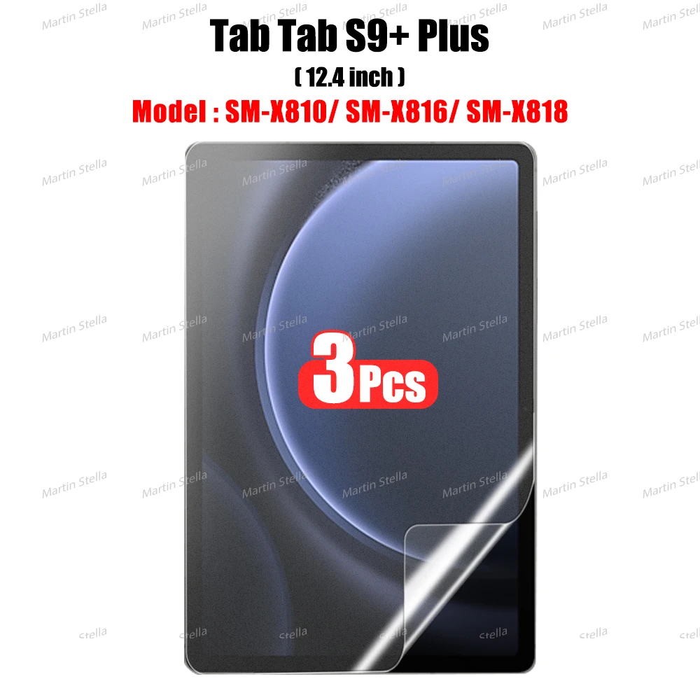 3 Stück Papiergefühl wie Displayschutzfolie für Samsung Galaxy Tab S7 S8 S9 Plus Ultra Samsung Tab S6 Lite S7 S9 Fe A8 A9 A7 Kein Glas