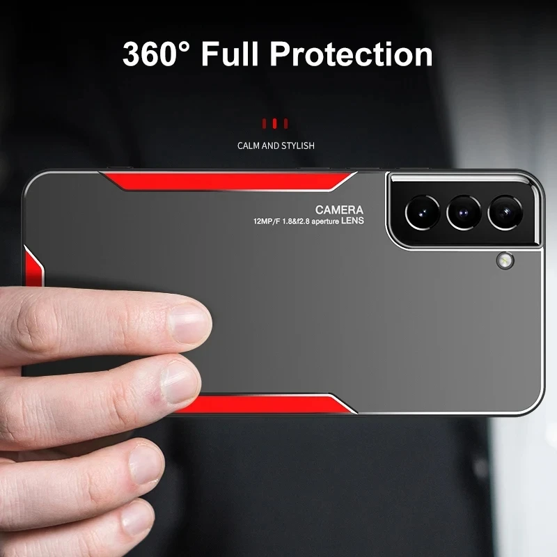 High quality aluminum phone case For Samsung Galaxy S20 FE S21 Plus Note 20 Ultra Cover Case For Samsung A51 A71 4G A52 A72 A32 image 3