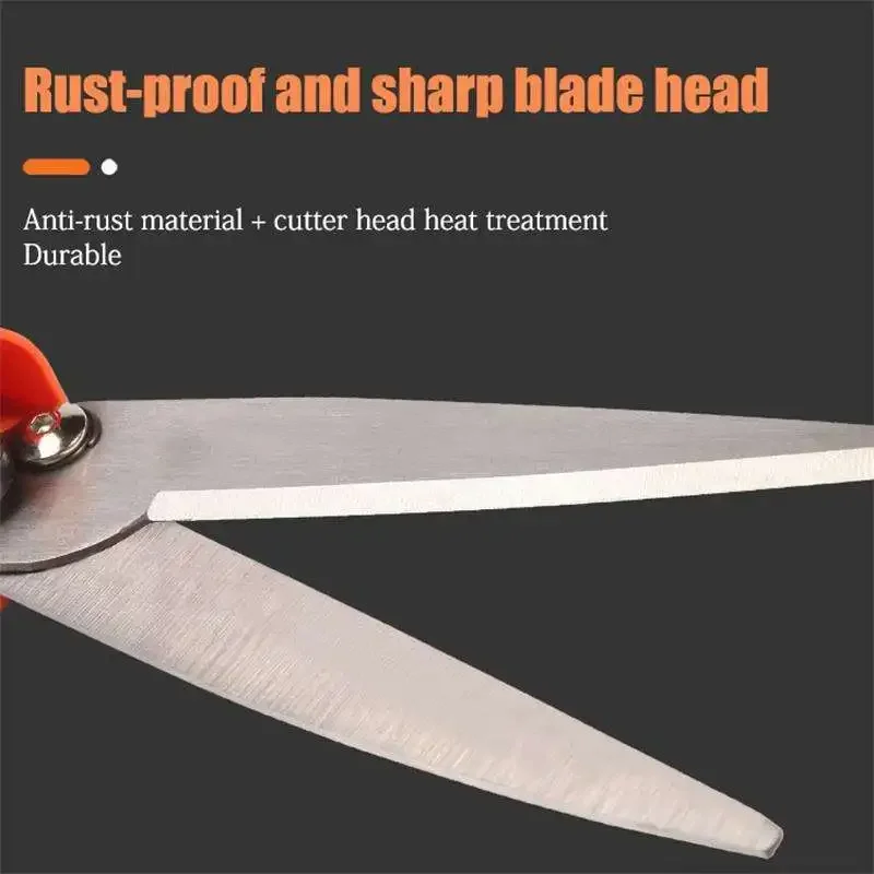 360 Rotation Handheld Gardening Grass Trimming Shears, Lawn Pruning Hedge Shears with Sharp Tip, Multifunctional
