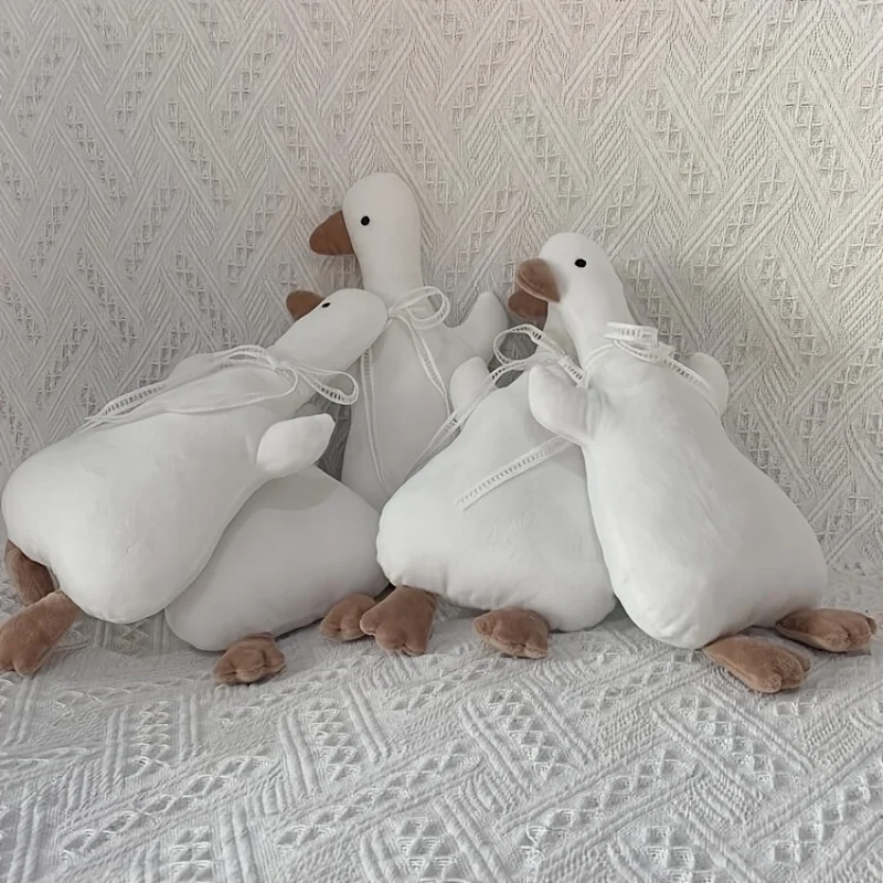 Duck Stuffed Animal Fluffy Duck Toy Plush Soft Plushies Pillow Doll Toysl for Kids Gift for Anxiety Room Decor Photo Props