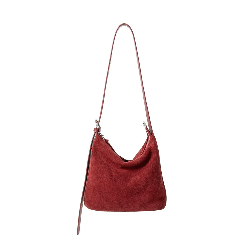 المرأة متجمد جلد البقر حقيبة كتف السيدات موضة الاتجاه مصمم حقائب فاخرة الإناث الرجعية دائم جلد البقر الحقيقي حقائب اليد