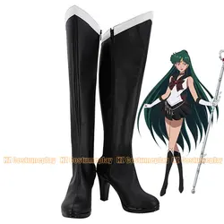 Sailor Pluto Meiou Setsuna Trista Meioh Anime Customize Cosplay High Heels Shoes Boots