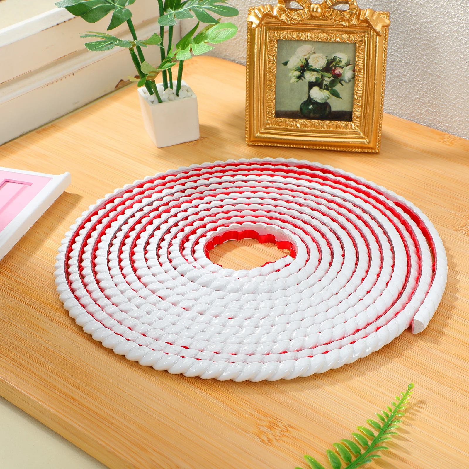 

Flexible PVC Molding Trim Self-Adhesive Wallpaper Border Corner Wall Trim Decorative Edge Banding for Furniture Cabinet Mirror