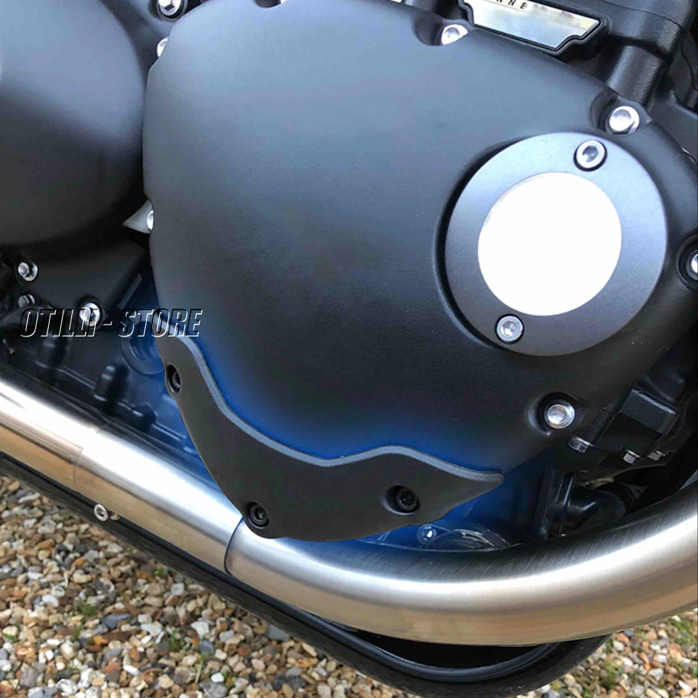 2017- Motorcycle Engine Stator Case Cover Guard Protector Kit For Bonneville T100 Black T120 Thruxton RS / 1200 Street Scrambler