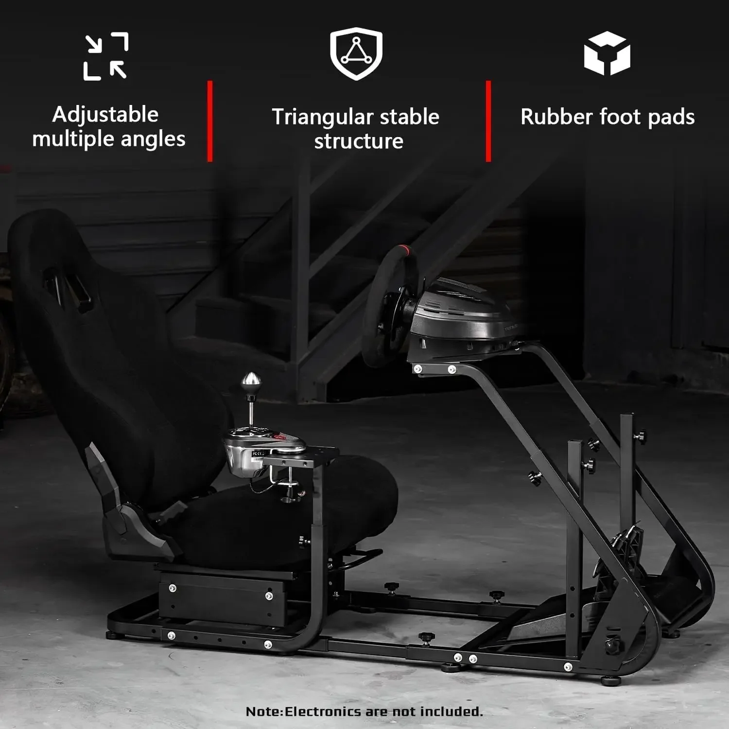G29 Racing Simulator Cockpit mit Sitz passend für Logitech/Thrustmaster/Fanatec