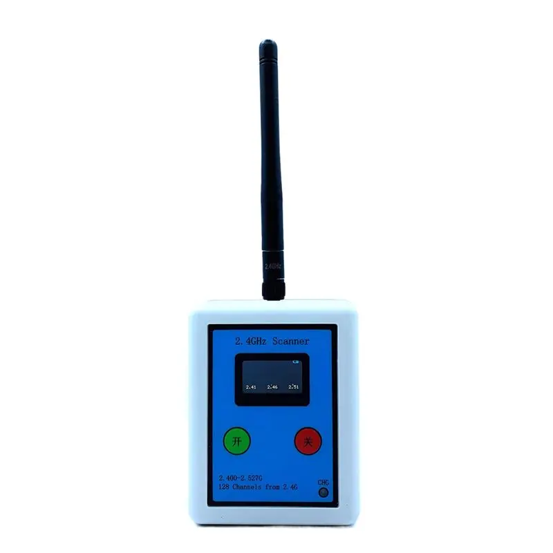 

ABFI New 2.4G For Aircraft Model Signal Source Scanner OLED Screen Display For NRF24L01 Spectrum Analyzer Wifi Detection