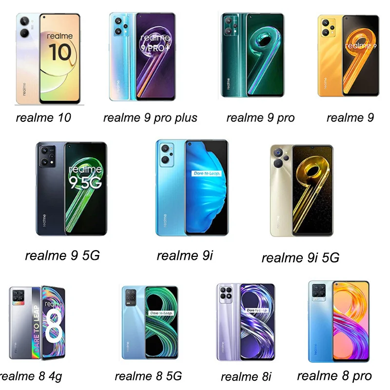 Realme 10 vetro temperato 3in1 per Realme 9 Pro + pellicola anteriore posteriore + fotocamera pellicola su Realme 9 pro plus 9i 8i 5G pellicola