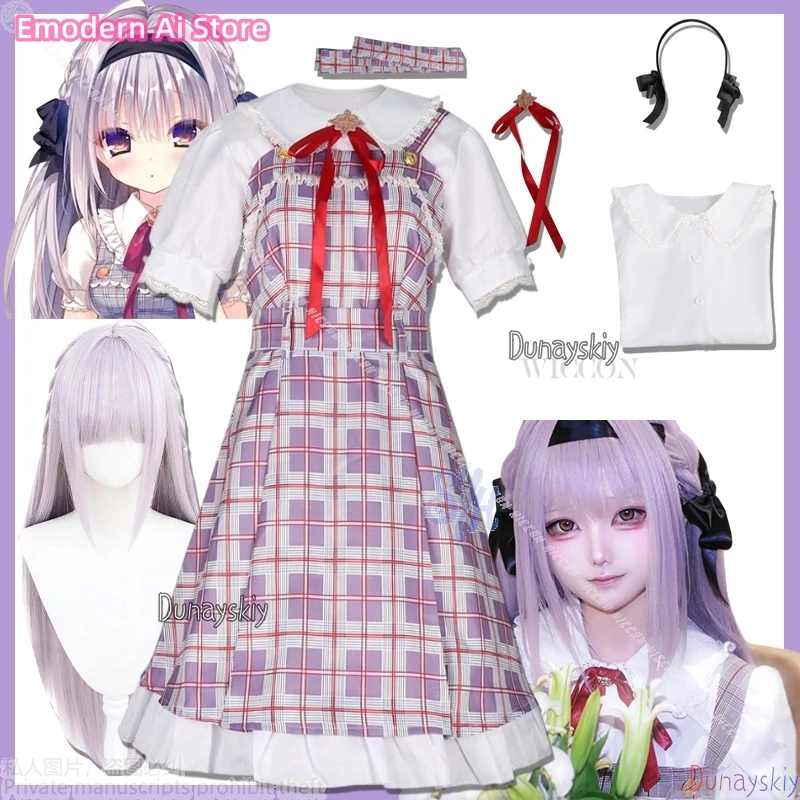 

Honjyou Manami Косплей Galgame Manakashi No Yuri Wa Akaku Somar Анимеコス Kafej Kawaii Jk Школьная форма Платье Прекрасный Хэллоуин